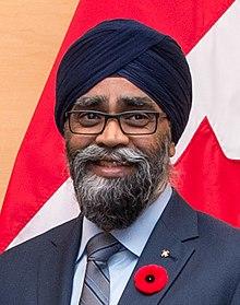 Harjit Sajjan at NATO in Belgium - 2017 (37569965574) (cropped) 2.jpg