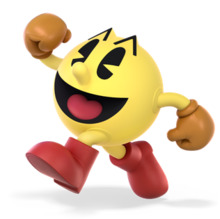 Pac-Man character art - Super Smash Bros.png