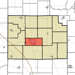 Location of Center Township in Clinton County