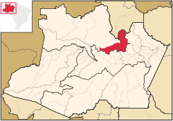 Location of the municipality inside Amazonas