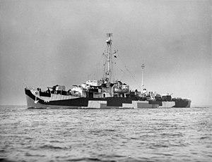 USS Haas (DE-424) underway off Boston, Massachusetts (USA), on 5 October 1944 (L45-115.01.01).jpg