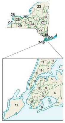New York congressional districts