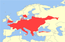 Muscardinus avellanarius distribution.svg