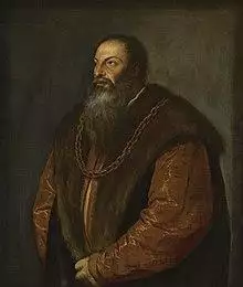 Pietro Aretino, by Titian