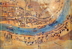 Map of Latisana in 1746