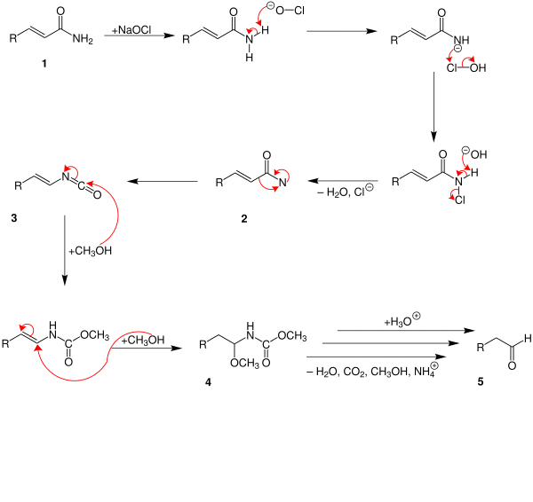 Weermann degradation 1st unsattuered