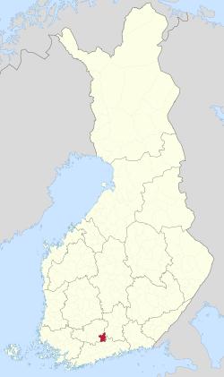 Location of Hausjärvi in Finland