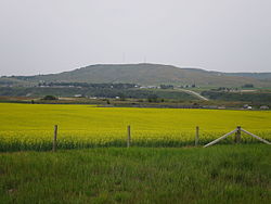 Longview seen across the Highwood River