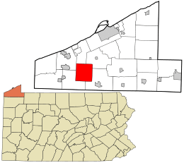 Location in Erie County and the U.S. state of Pennsylvania