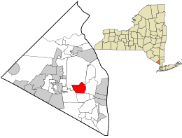 Location in Rockland County and the state of New York.