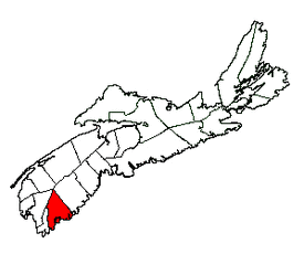 Location of the Municipality of the District of Shelburne