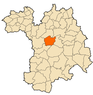 Location of Setif in the Setif Province