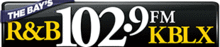 KBLX TheBay'sRandB102.9 logo.png