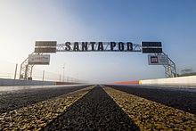 Santa Pod Raceway finish line gantry.jpg