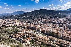 Panoramic view of Alcay, Alicante Province
