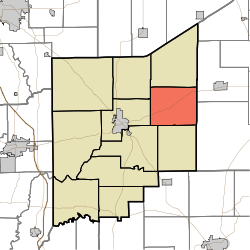 Location in Jennings County