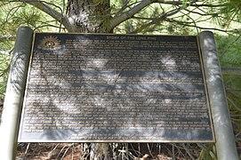 Balranald Anzac Park Lone Pine Plaque.JPG