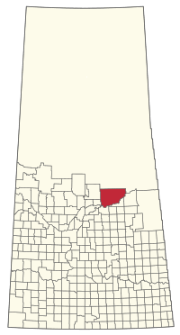 Location of the RM of Torch River No. 488 in Saskatchewan