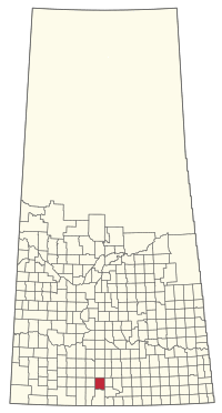 Location of the RM of Stonehenge No. 73 in Saskatchewan
