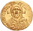Solidus depicting Christ Pantocrator, a common motif on Byzantine coins. of Byzantine Empire