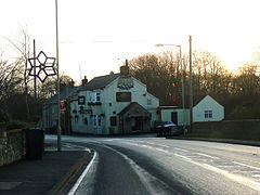 The Rockingham Arms , Towton on a damp December evening. - geograph.org.uk - 293007.jpg