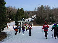 The Top Flight Quad at Ski Butternut