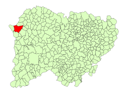 Location in Salamanca