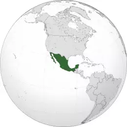 Location of Mexico