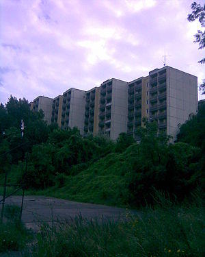 Part of a university campus at Mlynská dolina