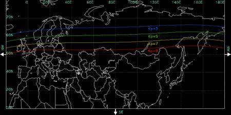 Kp map of Eurasia