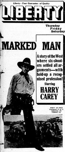 A Marked Man - 1917 - newspaperad.jpg