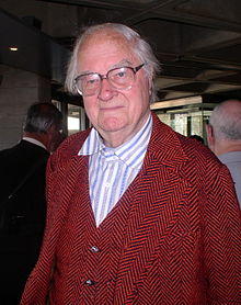John Amis at a Critics' Circle luncheon, April 2010