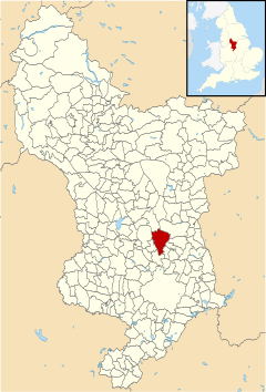 Derbyshire UK parish map highlighting Belper.svg