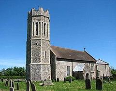 St Margaret's church, Toft Monks, Norfolk - geograph.org.uk - 1335265.jpg