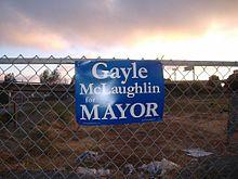 Gayle McLaughlin election poster.jpg