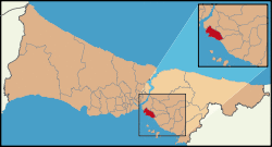 Location of Kadıköy