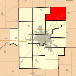 Location in Macon County