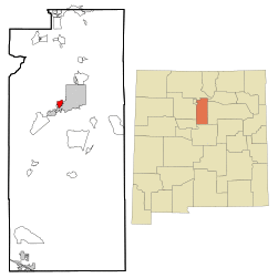 Location of Agua Fria, New Mexico