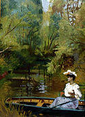 Lilla Cabot Perry, En barque sur l'Epte à Giverny.jpg