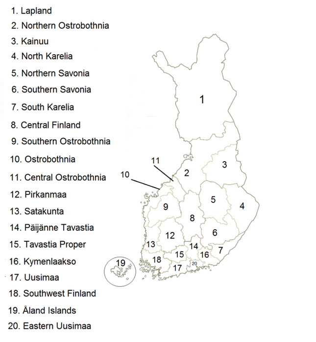 Regions in Finland (old map before 2011).png