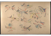 Red Horse pictographic account of the Battle of the Little Bighorn, 1881. 0100.png