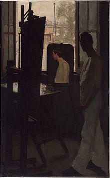 Ambrose Patterson - Self-portrait (La Fenêtre de l'atelier) - Google Art Project.jpg