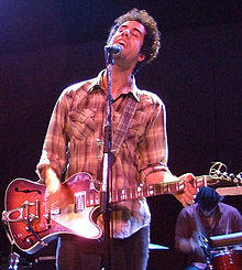 Dante DeCaro w/ Johnny and the Moon at Bowery Ballroom on October 9, 2007.