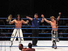 Paul London and Brian Kendrick 7dec2006.jpg