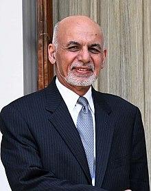 President of Afghanistan, Dr. Mohammad Ashraf Ghani, at Hyderabad House, in New Delhi on September 19, 2018 (cropped).JPG