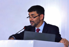 Pradeep Kar during a conference in Bangalore.png