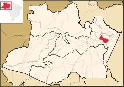 Location in the state of Amazonas