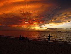 Atardeceres únicos en Playa Mansa, Lechería, Venezuela.JPG