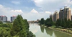 Image of the Dianpu river from Qibao near Zhongchun Road