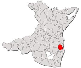 Location in Constanța County
